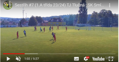 TJ Tlučná – SK Smíchov Plzeň 2:0 (1:0) video sestřih
