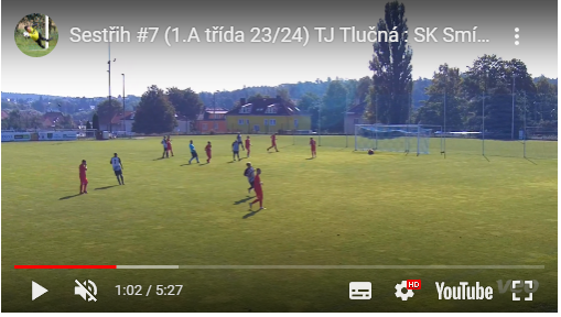 TJ Tlučná – SK Smíchov Plzeň 2:0 (1:0) video sestřih